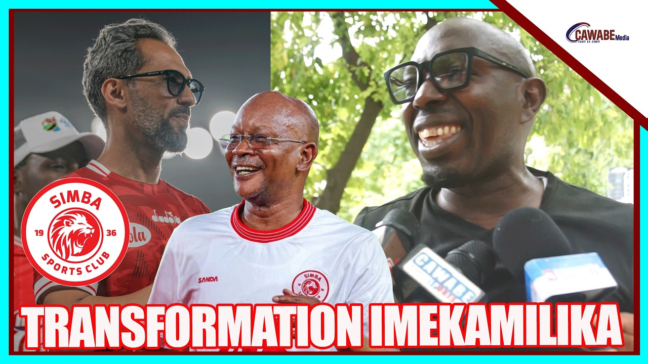 KISUGU AFURAHIA KATIBA MPYA YA SIMBA TRANSFORMATION IMEKAMILIKA MO APEWE TIMU