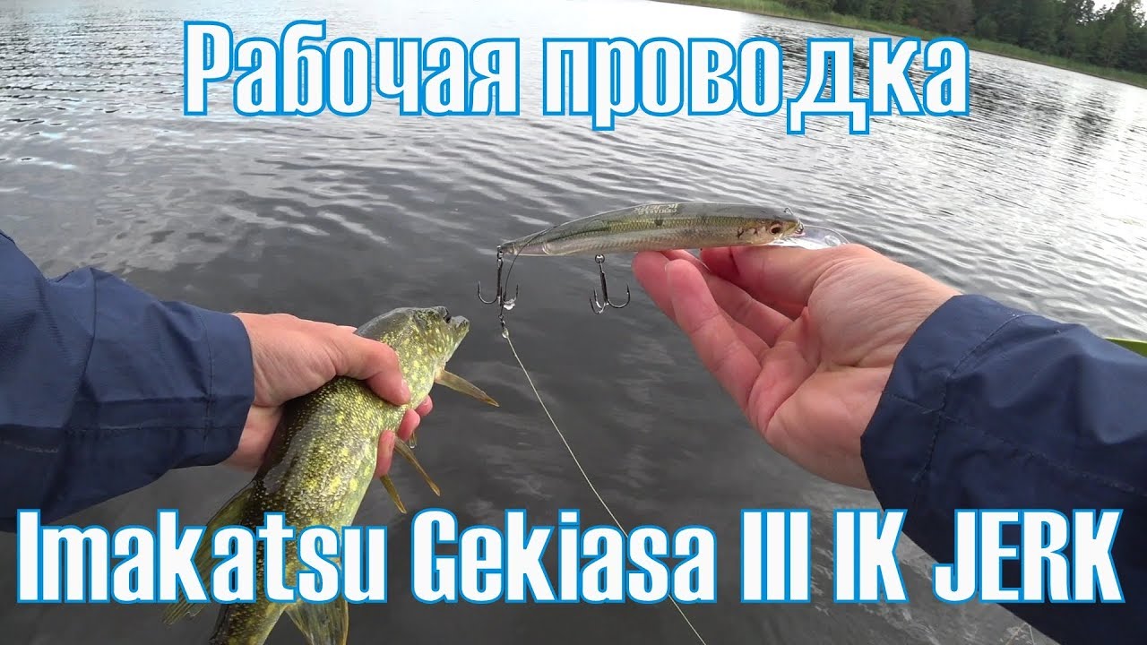 Gekiasa III IK JERK. Рабочая проводка и ловля щуки на живописном озере