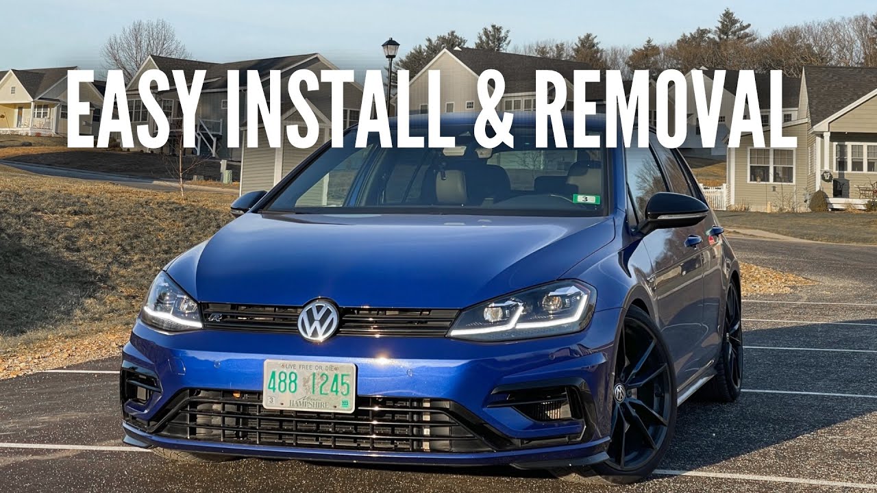 My NEW FAVORITE License Plate Mount for My Mk7.5 Golf R