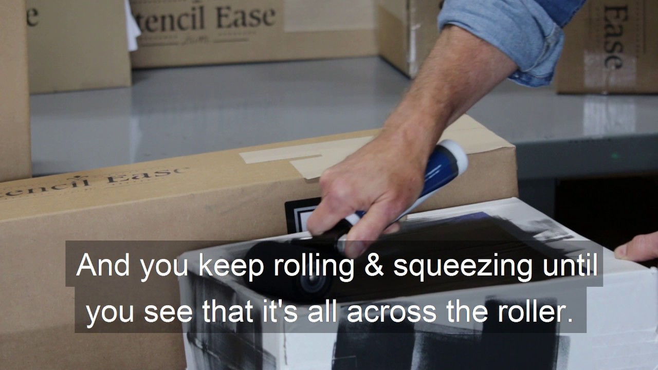 Ink Roller Stenciling Boxes