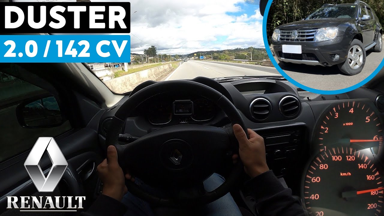 TESTE ACELERANDO RENAULT DUSTER 2.0 AUTOMÁTICA | É BOA? ANDA BEM? VALE A PENA? AVALIAÇÃO NA ESTRADA