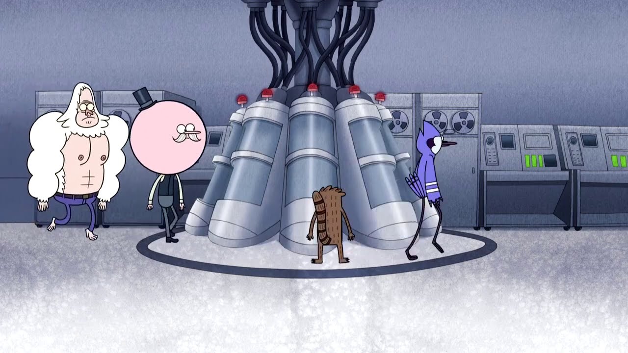 Regular Show - The Park Gang Find The Party People Inside Party Starters