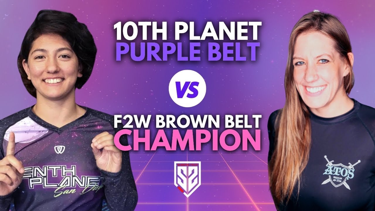 10th Planet Purple Belt vs F2W BJJ Brown Belt Champion | Katherine Shen vs Nikki Sullivan