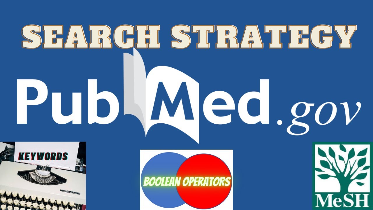 Search strategy application on PubMed