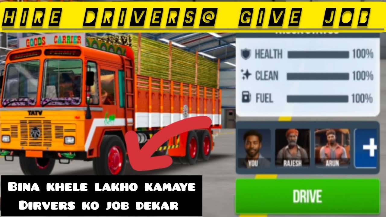 How to Hier Dirvers & get job Hired Drivers truck masters india 