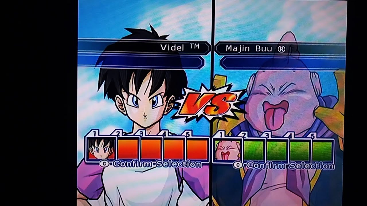 DBZ Budokai Tenkaichi 2- Videl vs Majin Buu