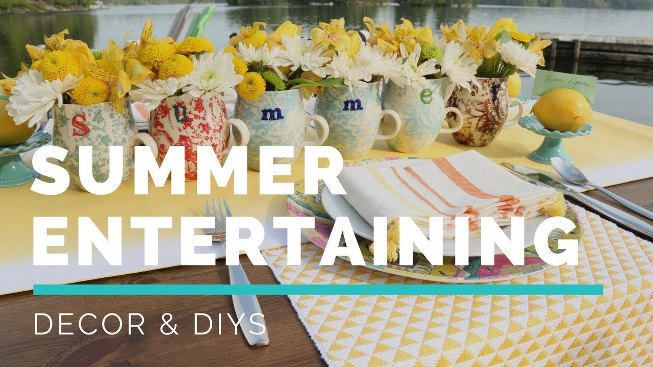 EASY SUMMER ENTERTAINING | COLLAB with THE DOMESTIC GEEK