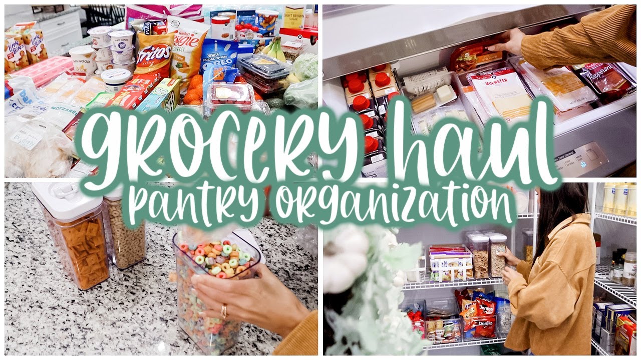 GROCERY HAUL | FRIDGE & PANTRY ORGANIZATION | MORE WITH MORROWS