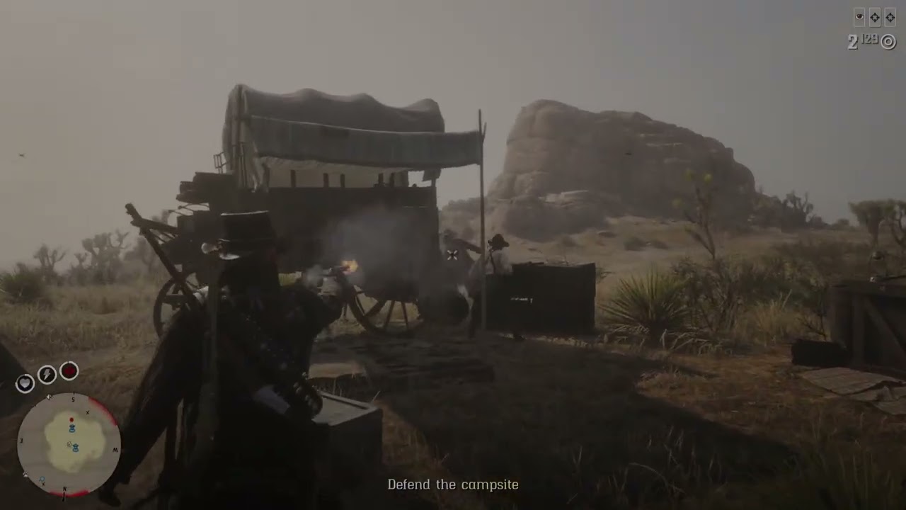Playing RD2 Online with my friend, just having a good time in RD2 