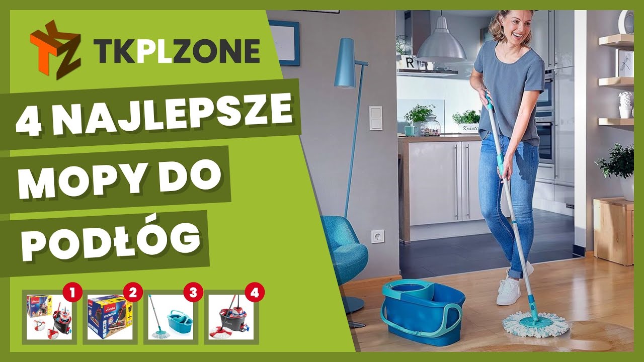 4 najlepsze mopy z wiadrem
