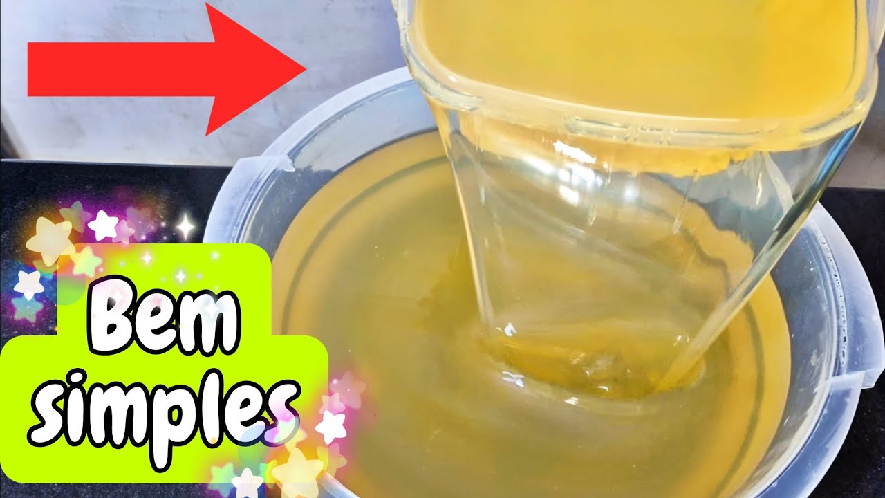COM 350ML DE ÓLEO FICA PERFEITO SEM BABA DUVIDO VC NÃO ACERTAR SABÃO LÍQUIDO E DETERGENTE COM SAL