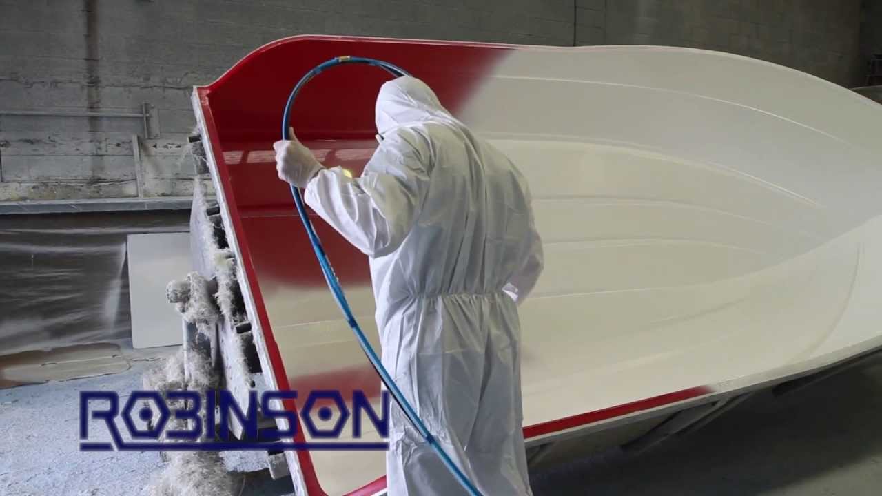 NJ Robininson Gelcoat Resin Flowcoat Airmix Spray Gun