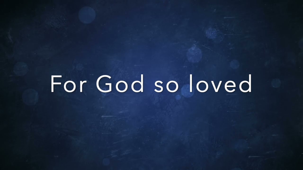 God So Loved