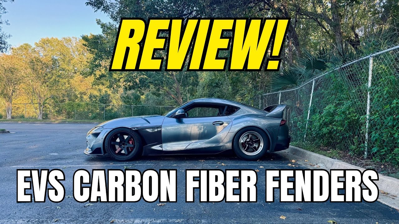 Carbon Fiber EVS Fenders Review On The Supra