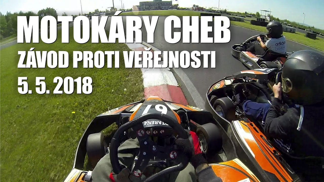 MOTOKÁRY CHEB 2018 | Jízda proti veřejnosti | POV