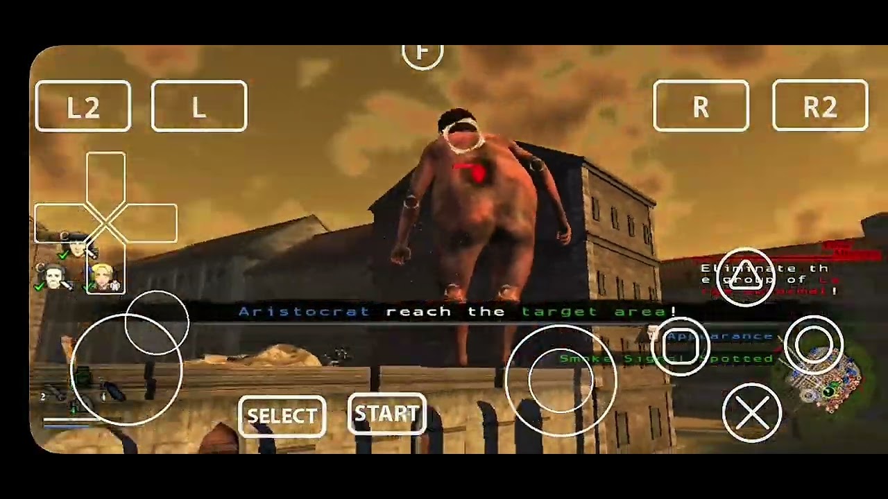 ATTACK ON TITAN 2 MOBILE  Using LEVI wings of freedom cape with perfected gear
