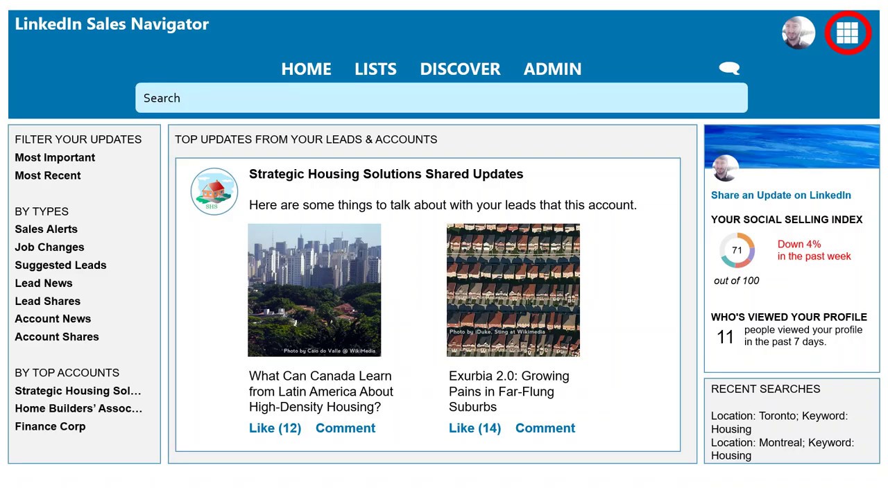 Sample Training Module on Sales Navigator - Social Selling 60