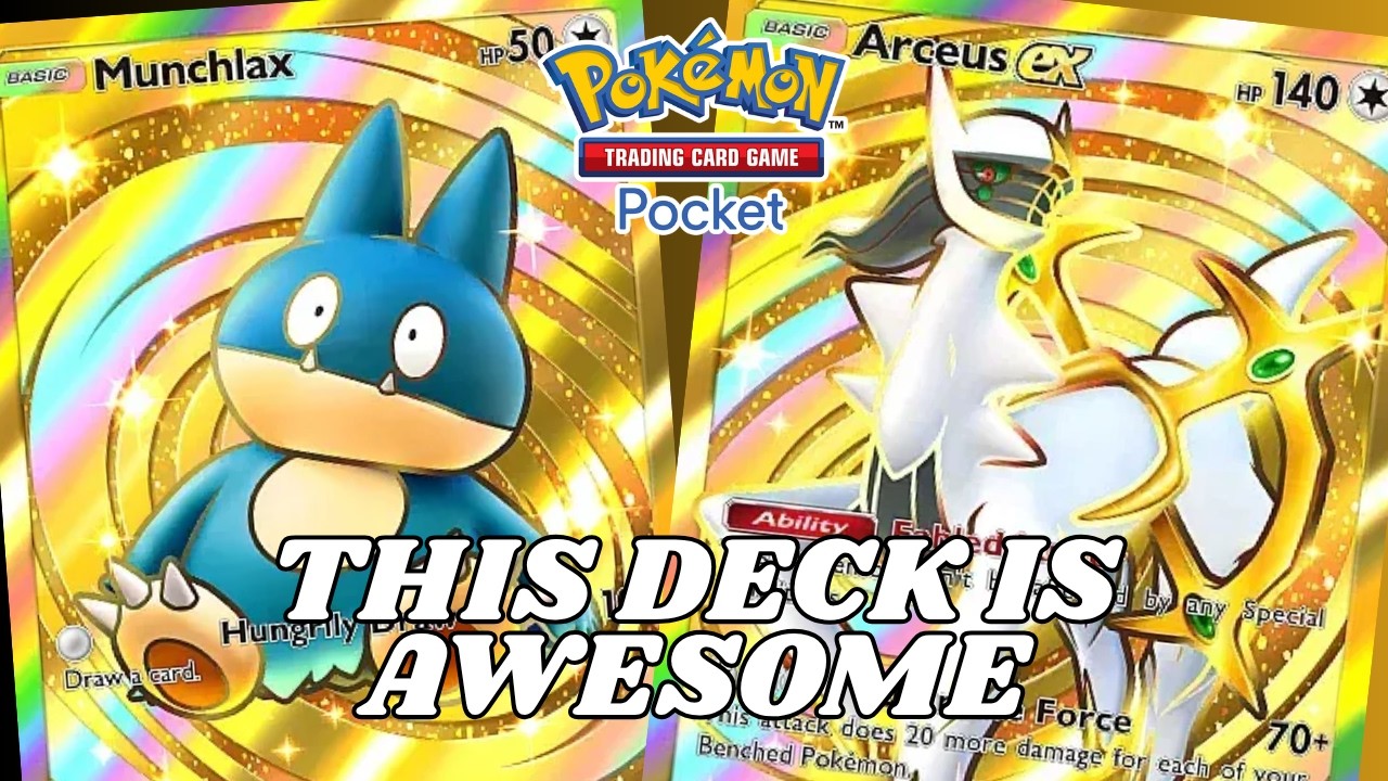 How MUNCHLAX & ARCEUS ex Will Outpace The Enemy Setups Easily | Pokemon TCG Pocket