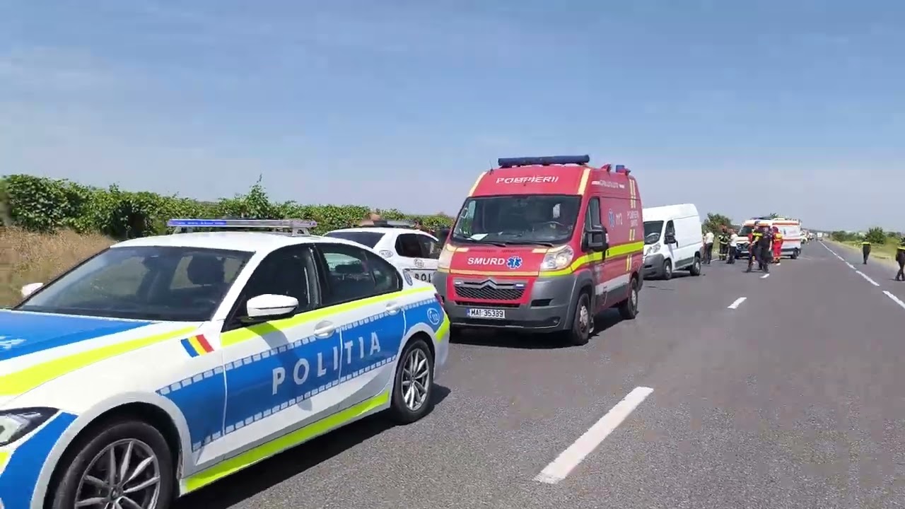 Accident E85 langa Urechesti 01 08 2024