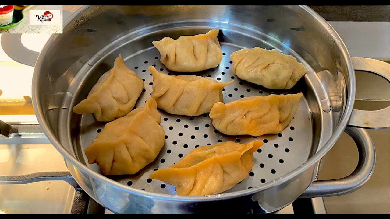 Healthy Atta Momos & Momo Chutney || ഗോതമ്പ് പൊടി വെച്ച് ആവിയിൽ ഹെൽത്തി ചിക്കൻ മോമോസ് തയ്യാറാക്കാം