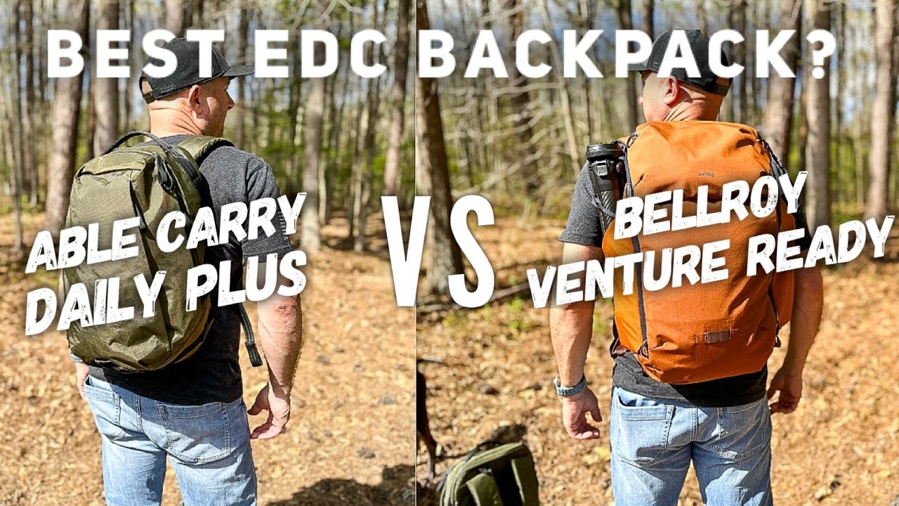 Able Carry Daily Plus vs Bellroy Venture Ready Pack // EDC Side-by-Side Comparison