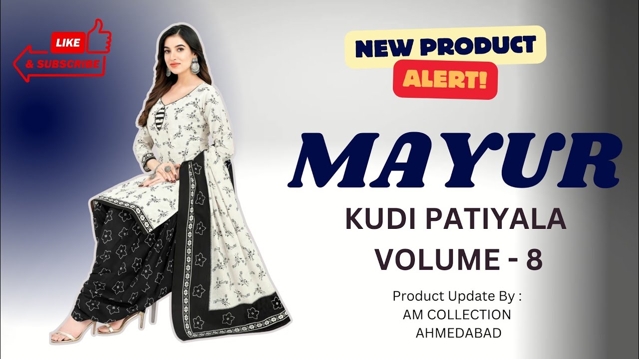 Mayur Kudi Patiyala Vol 8 Pure Cotton Suit Collection Best Price || Mayur Wholesaler Price Jetpur