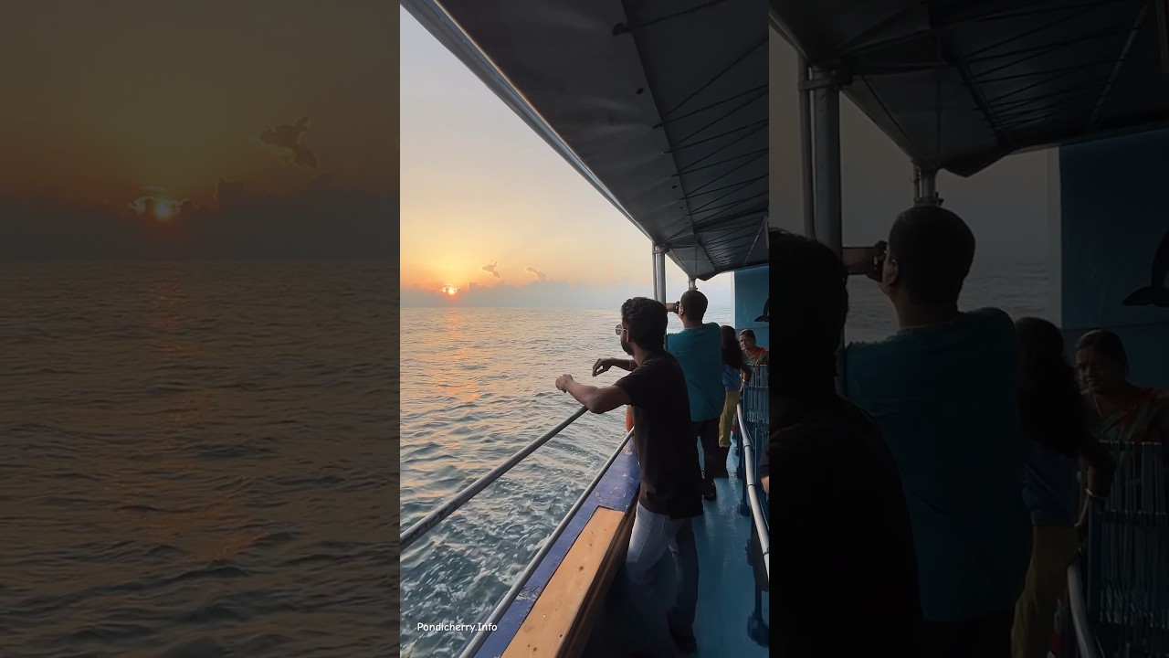 PondicherryBoating | SeagullCruise Pondy🛳️| #shorts #pondicherry #boating
