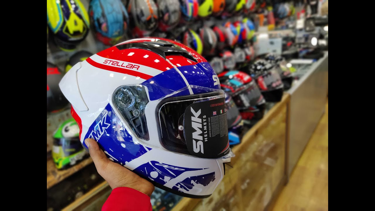 SMK Stellar Full Face Helmet - NEW GRAPHICS - AH HELMETS