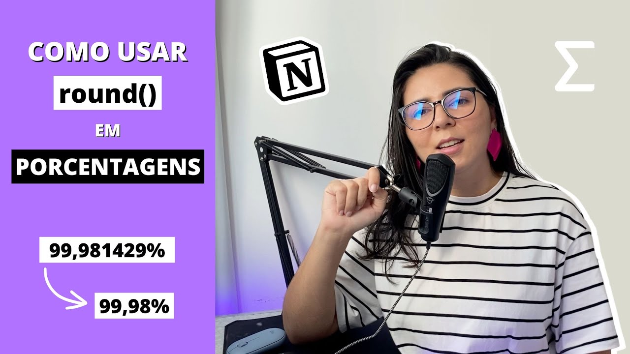 A melhor forma de arredondar porcentagens no Notion