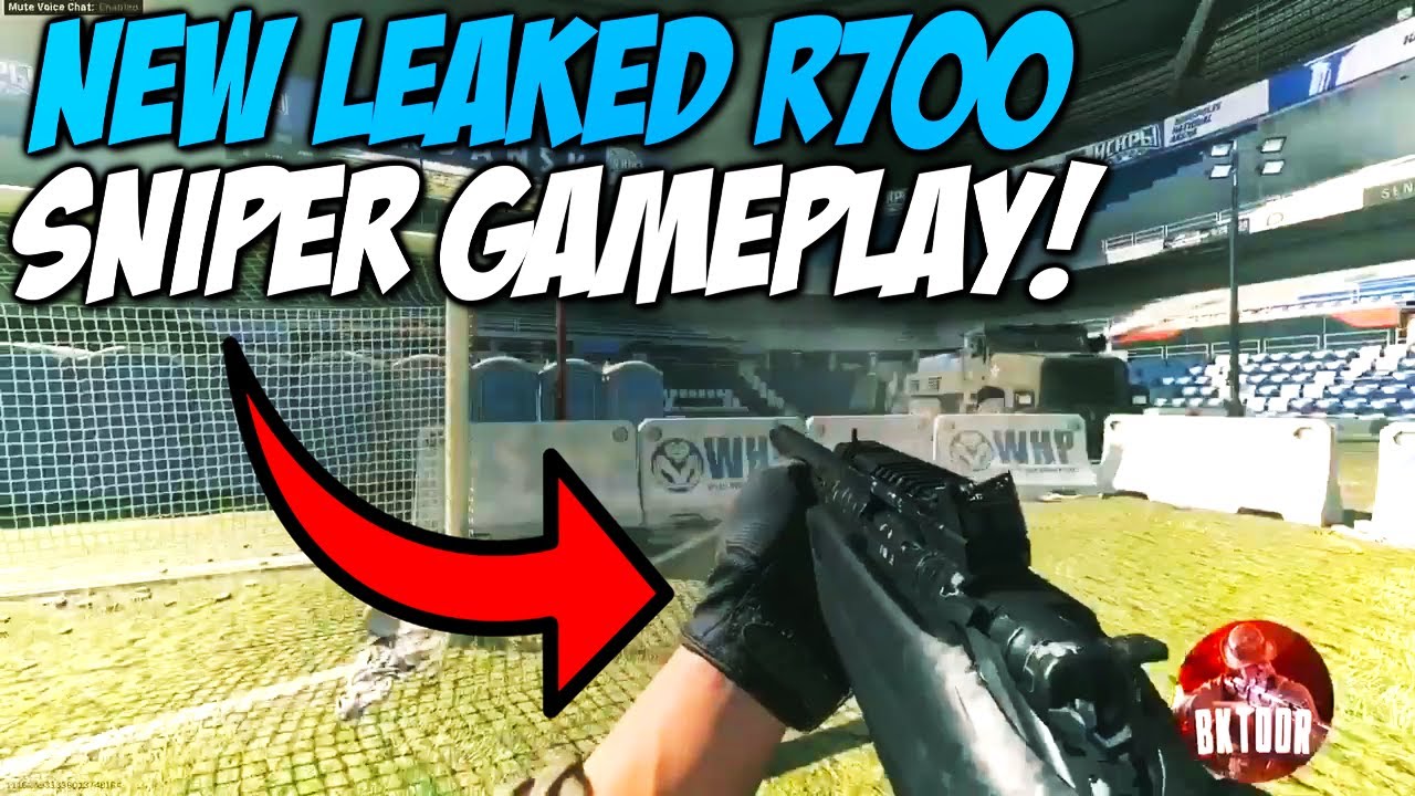 NEW Leaked Gameplay of the R700 Sniper Rifle Coming to Modern Warfare!
