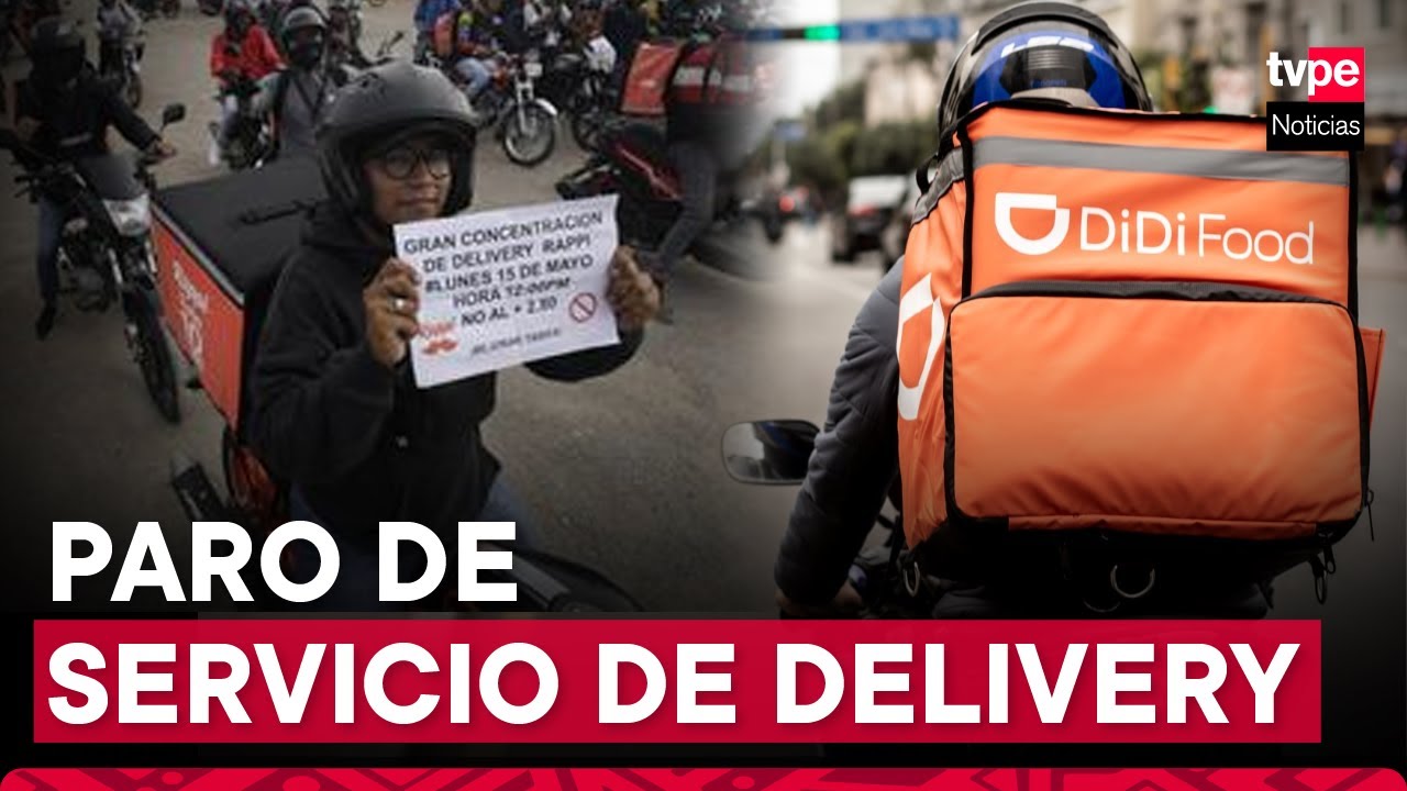 Trabajadores de delivery anuncian paro nacional para el 11 de marzo