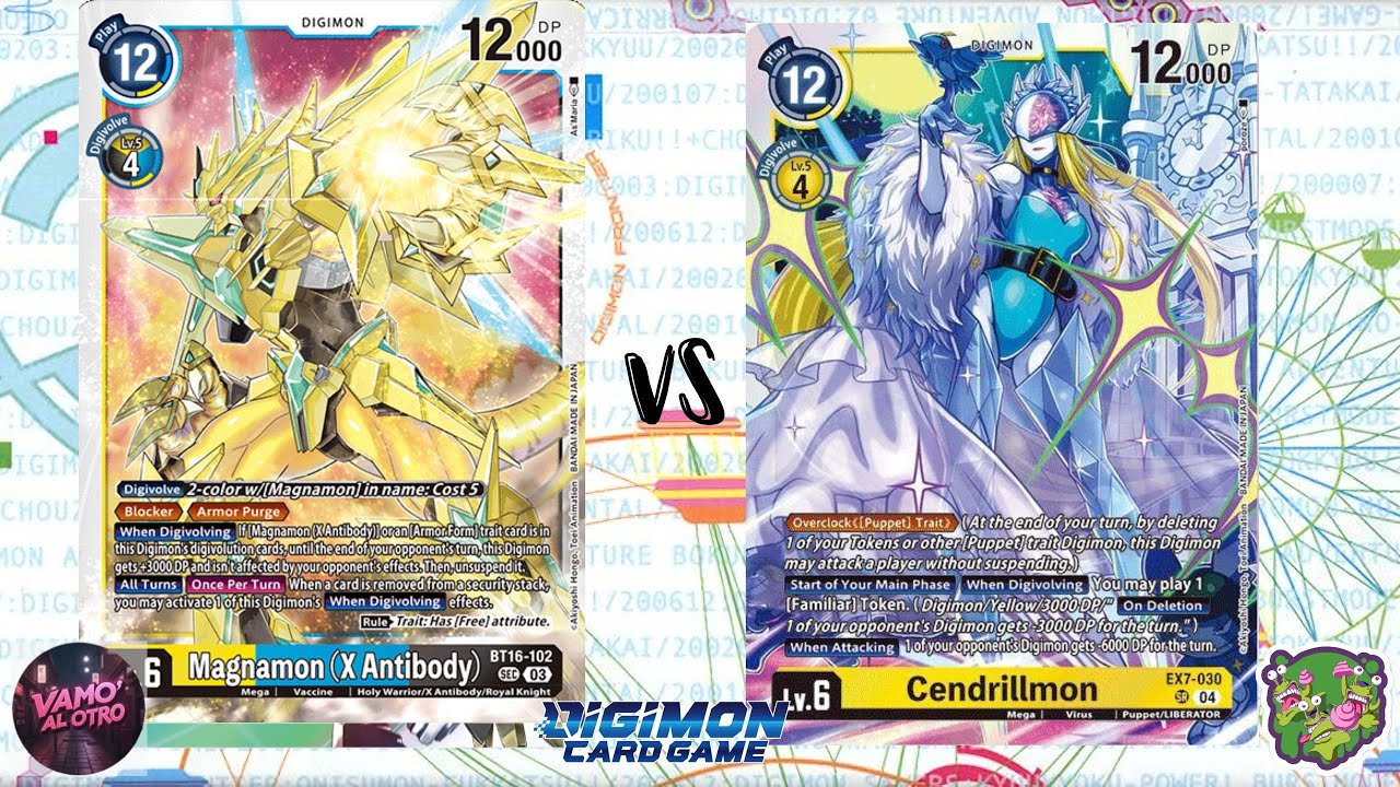DIGIMON TCG: Local match Magnamon X (Blue) vs Cendrillmon (Yellow) | OOPS!