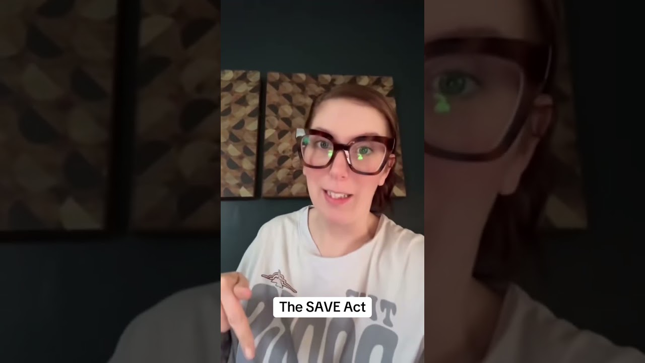 The SAVE Act #duet #saveact #voting #votersuppression #citizen #polltax #passport #license #maga