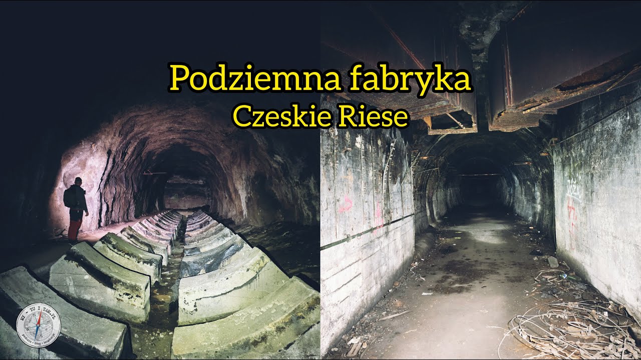 Opuszczona podziemna fabryka części do samolotów i tajemnicze składy paliw. Czeskie 'Riese'