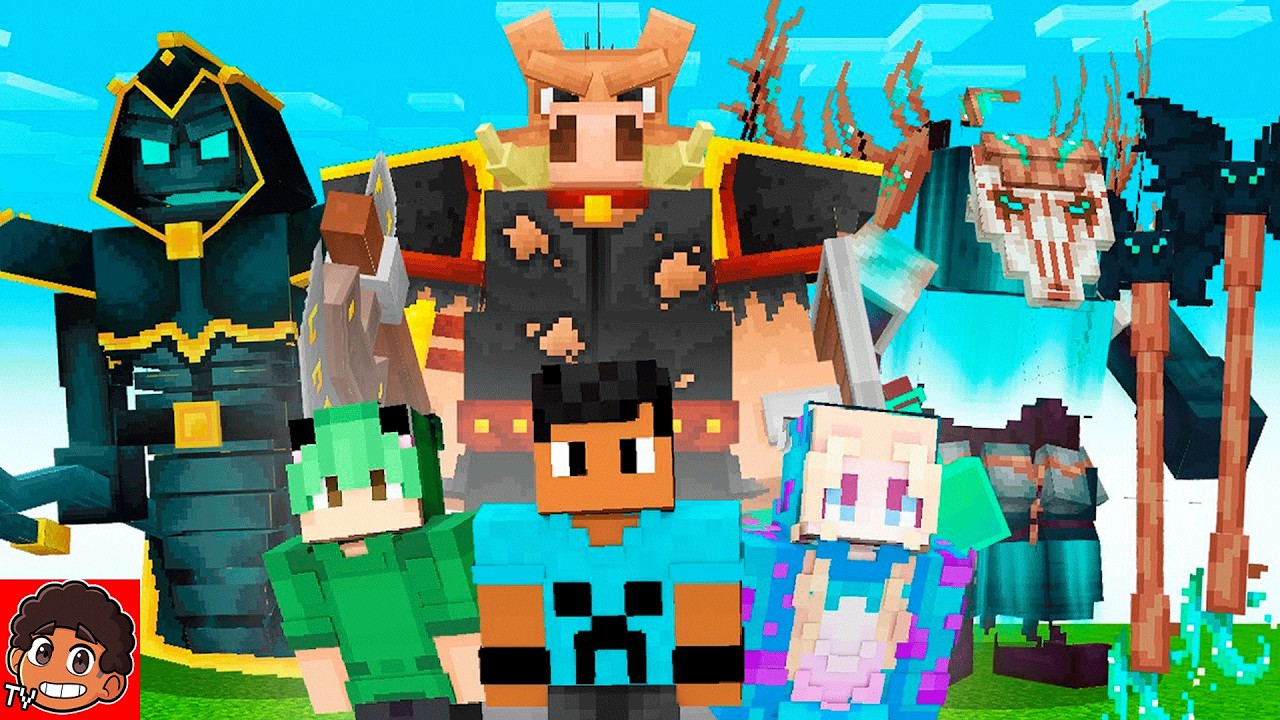 YOUTUBERS VS BOSSES DO MINECRAFT