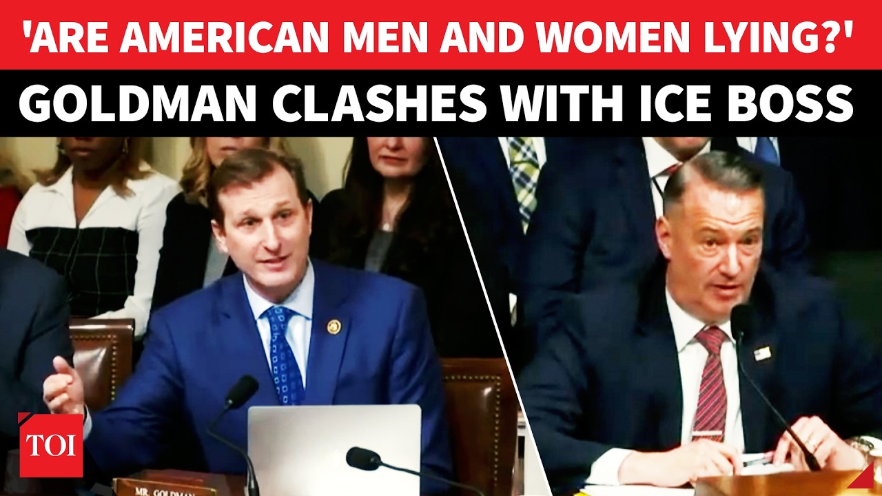 'Wrong Question': ICE Boss Fights Back As Rep. Goldman Raises 'ICE Masks' At Tense Hearing