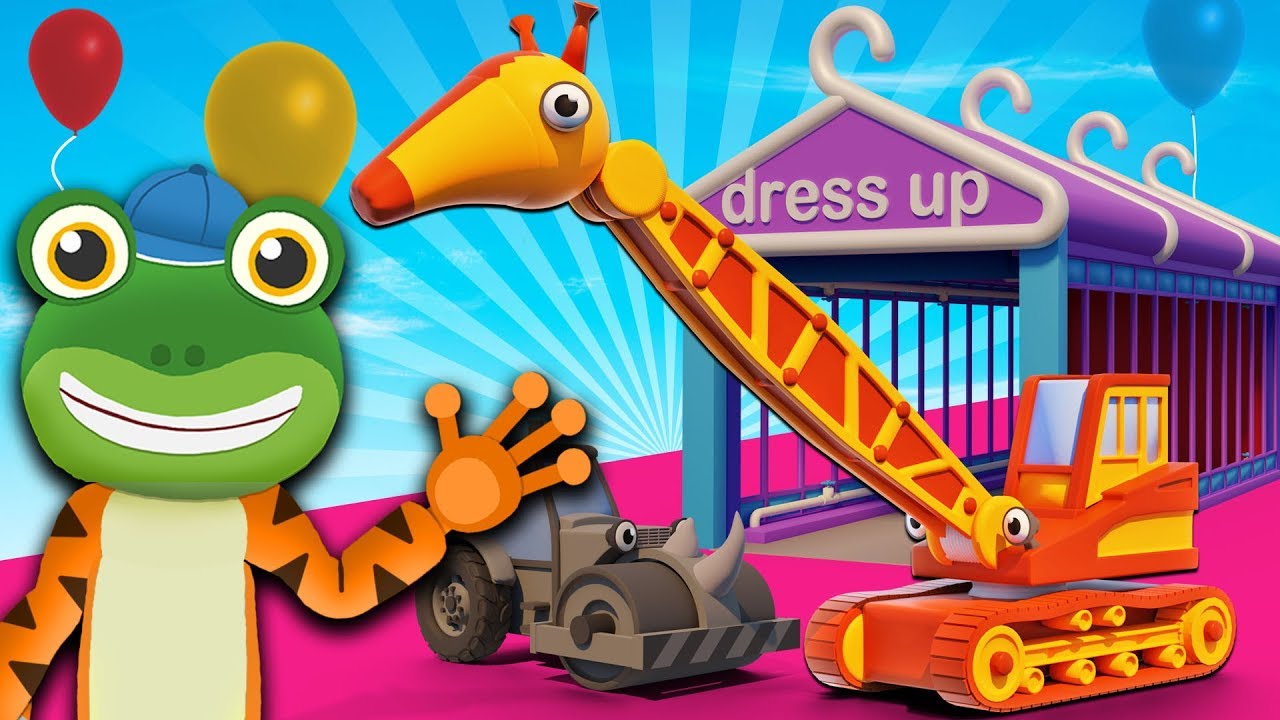 Gecko's Car Wash Animal Truck Party | Gecko's Garage | Children Cartoons | Learning Videos