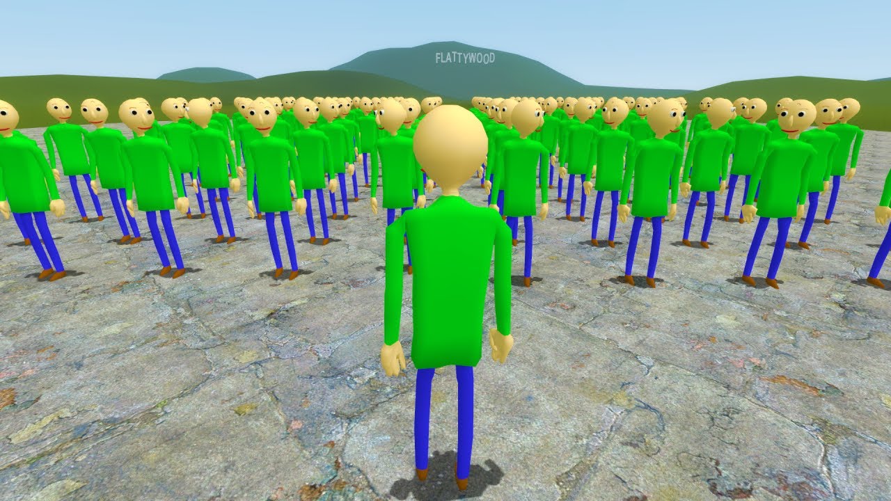 I BECAME BALDI'S BASICS!! Garry's Mod Sandbox