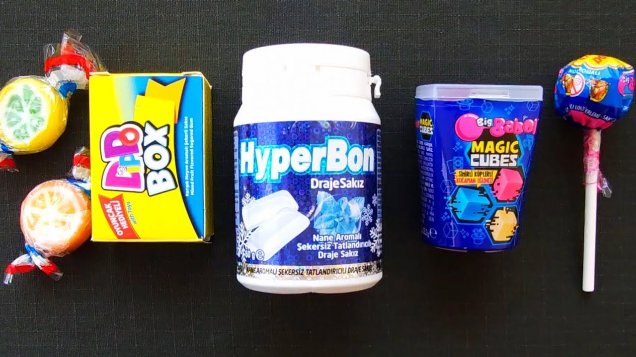 ASMR Candy Opening | Mint Gum, Rainbow Bubble Gum, Popular Lollipop, ToyBox Surprise  | Candy Sound