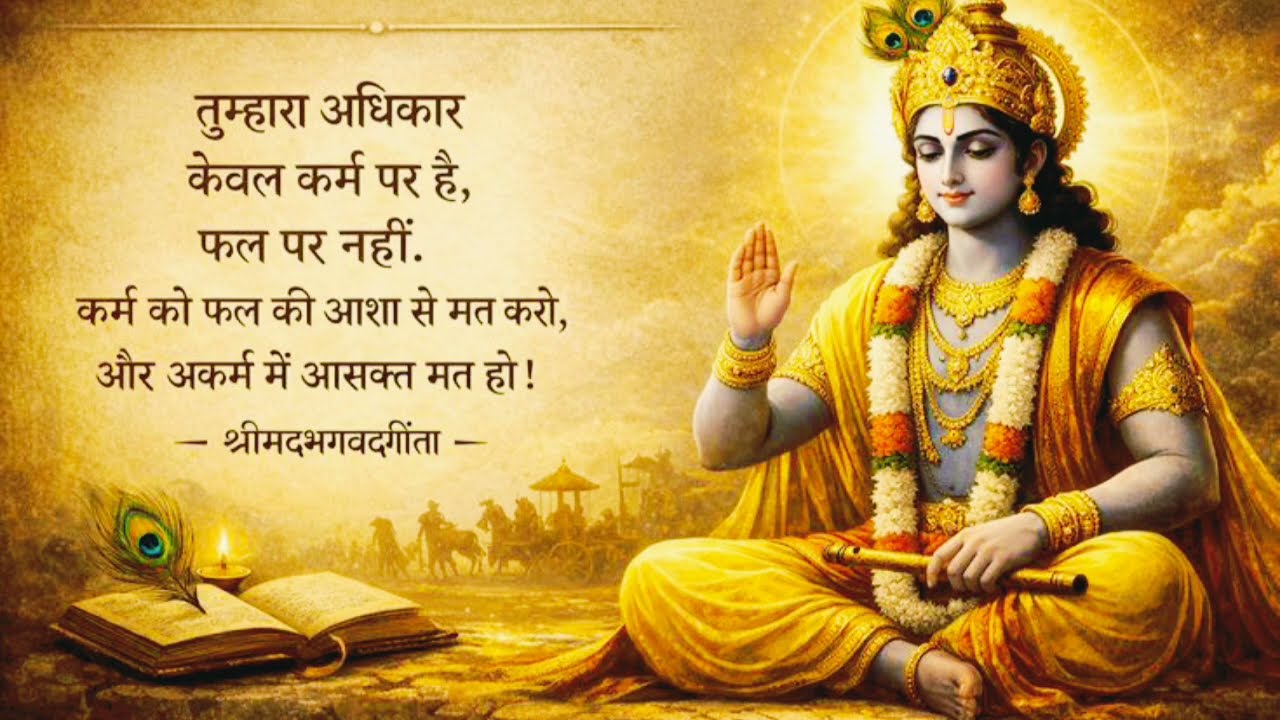 Gita Gyan #gitaupdesh #motivationalquotes #anmolvichar #satyavachan #viralvideo #trendingvideo #🙏🚩✍️