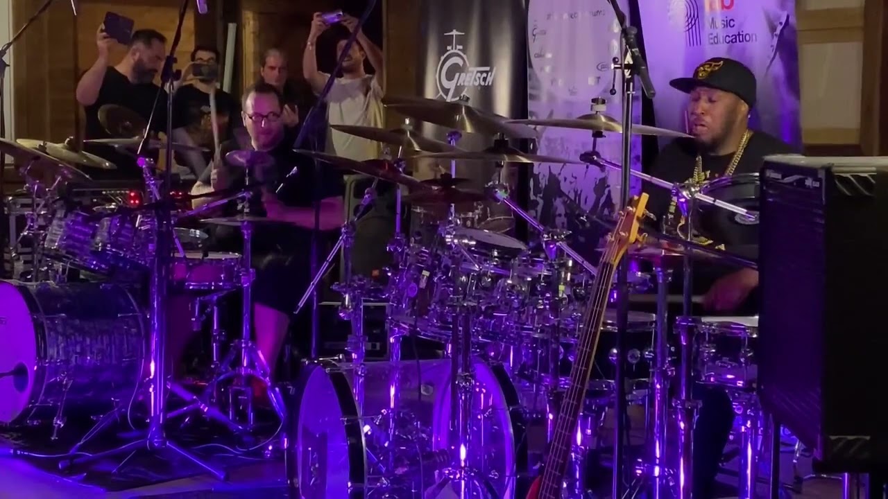 Gergo Borlai and Eric Moore II Drum Jam 2023