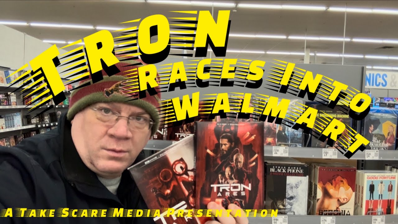 TRON ARES RACES INTO WALMART | Movie Hunt Day | #physicalmedia 