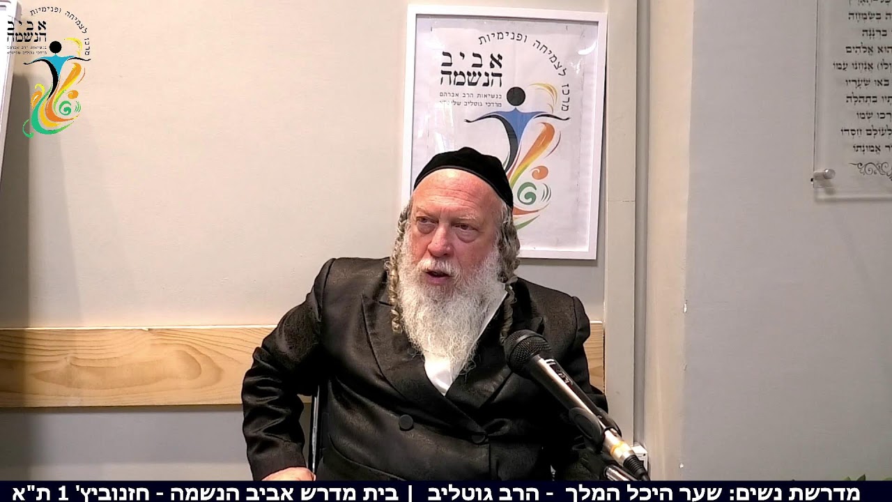 מדרשת נשים: שער היכל המלך  - הרב גוטליב | בית מדרש אביב הנשמה