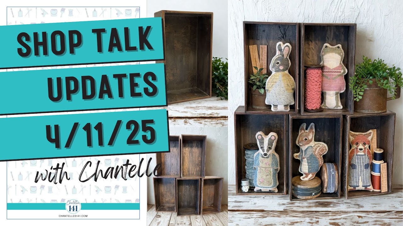Primitive-Inspired Stitch Displays You Can Customize! | Stitch Nook, Cubby & Caddy DIY Kit Feature