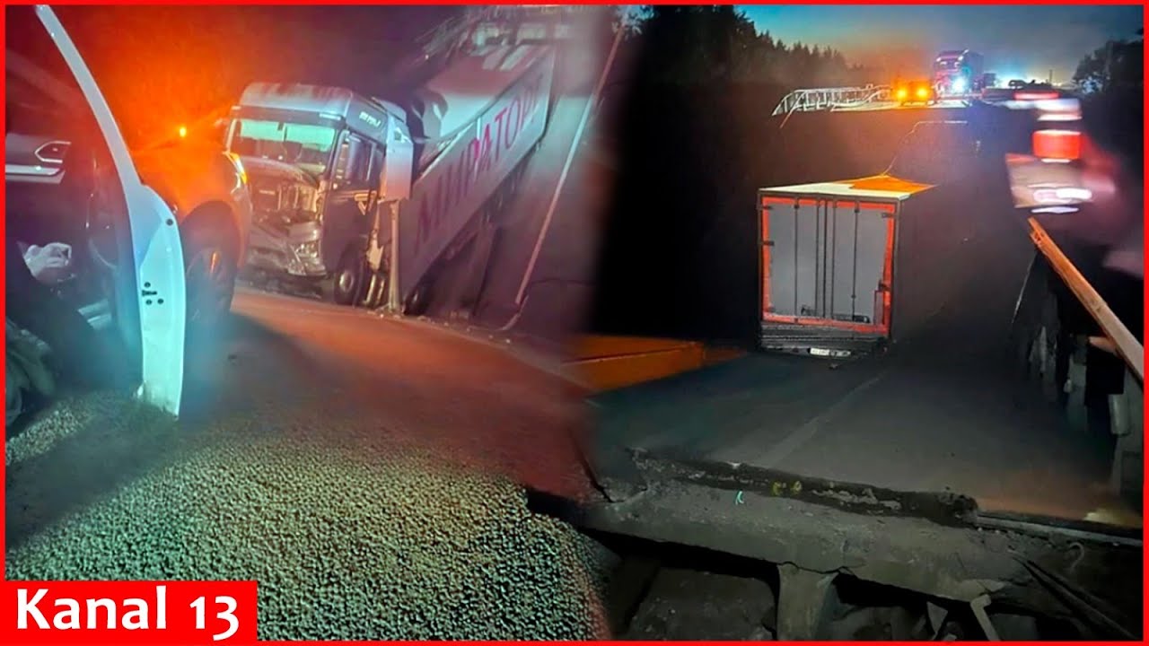 Bridge exploded in Russia's Bryansk region - Several people&nbsp;are&nbsp;killed