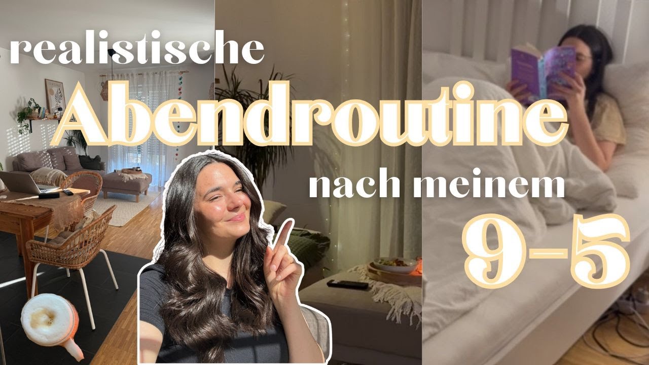 realistische Abendroutine nach meinem 9-5🌃📚| lesen, schreiben, Kaffepause, Selfcare 💗