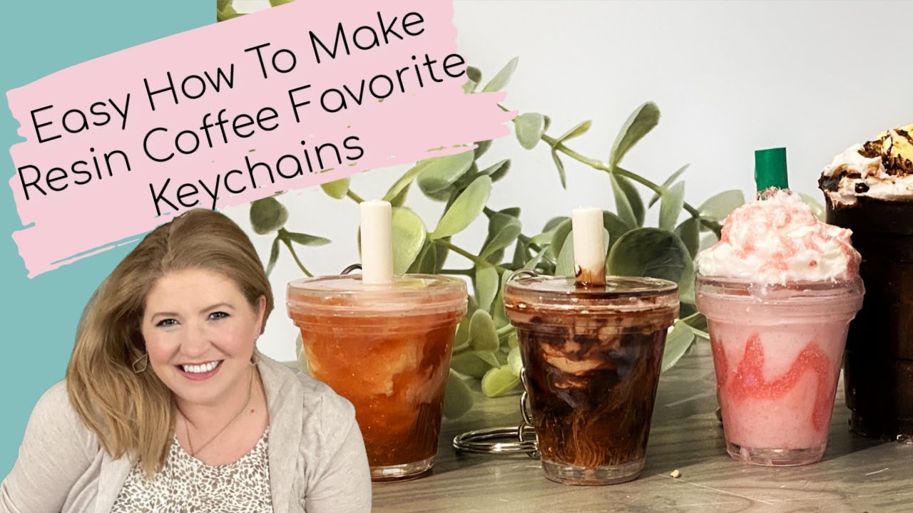 How to Make Resin Coffee Keychains and Favorite Cafe Drinks with Whipped Topping! Easy and Fun DIY!