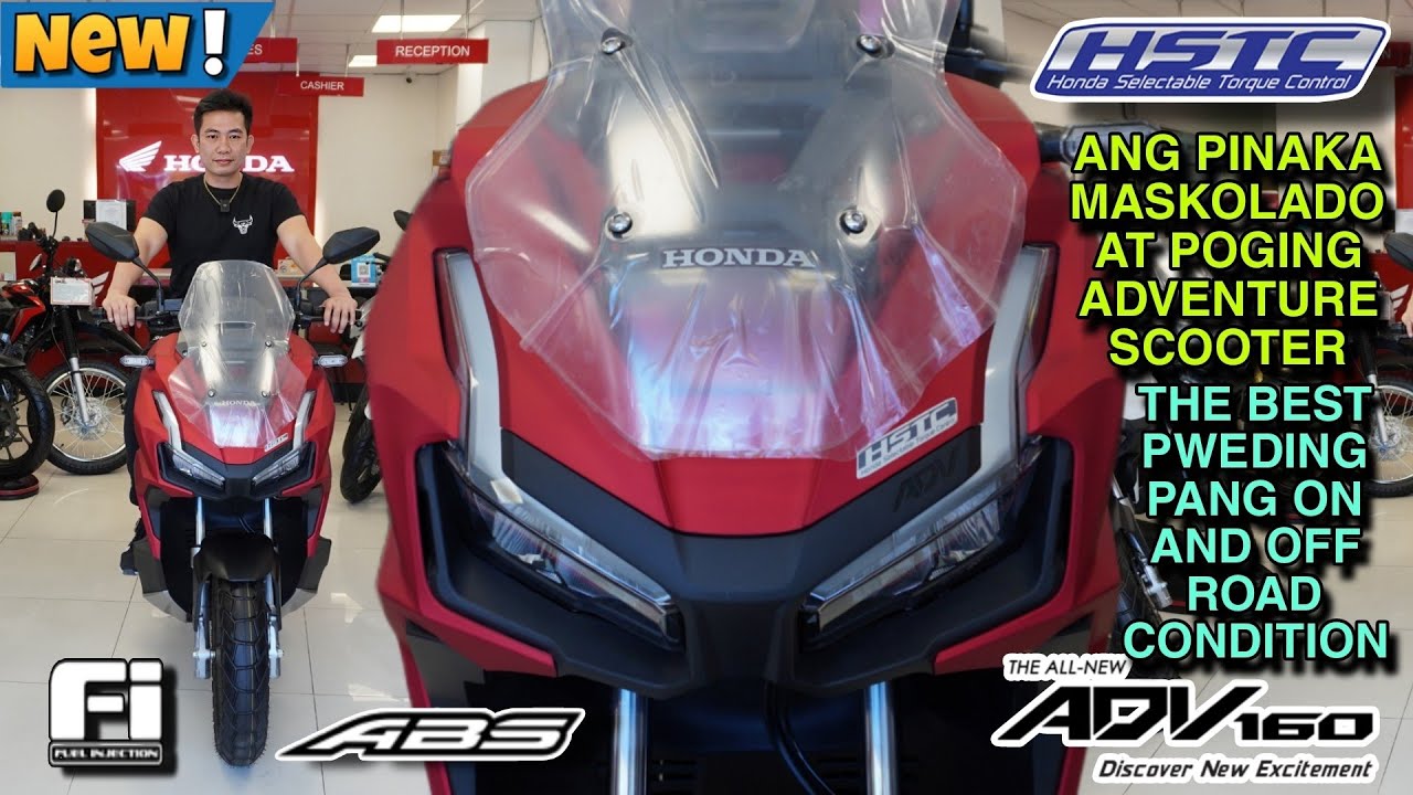 HONDA ADV 160 MATTE RED  Adventure Scooter
