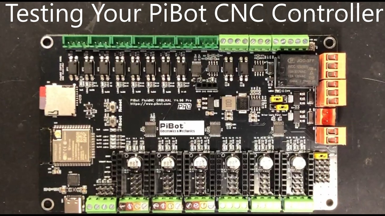 Testing Your New PiBot CNC Controller | V4.96 Pro