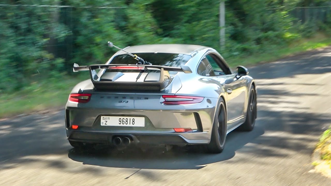 Porsche 991 GT3 with DUNDON Straight Pipe Exhaust - LAUNCH Control and LOUD Accelerations!